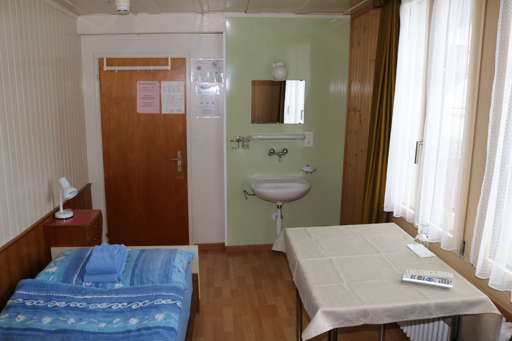 Single Room, 1 Twin Bed, Shared Bathroom, Mountain View photo 2