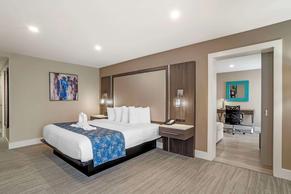 Suite, 1 King Bed, Non Smoking, Refrigerator & Microwave (with Sofabed) photo 2