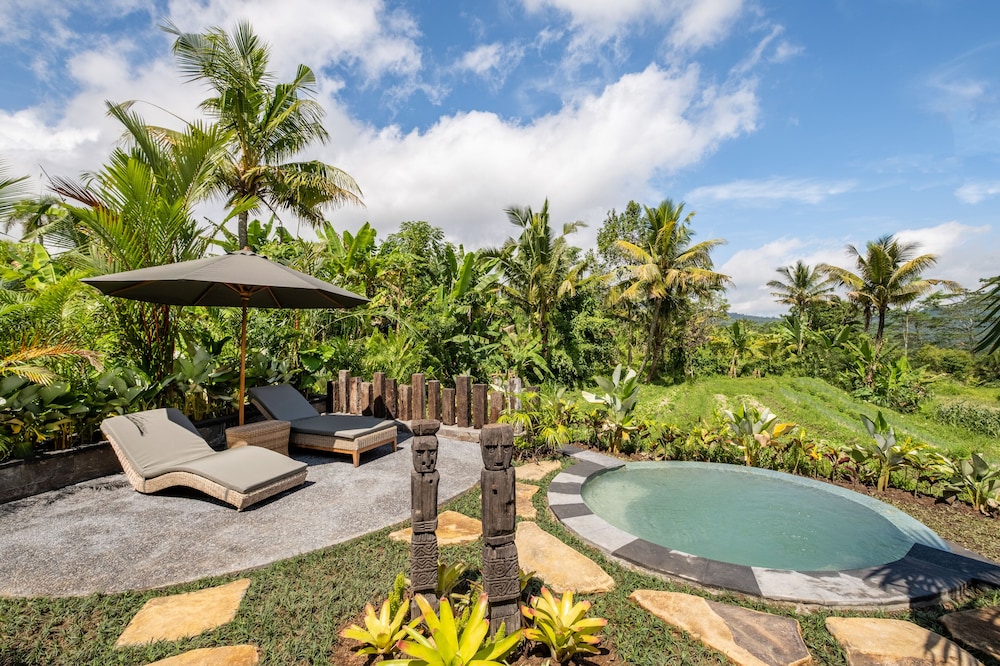 Luxury Villa, 1 King Bed, Private Pool, Hill View