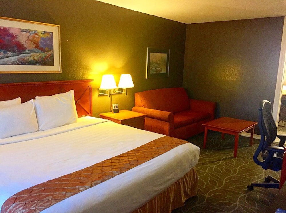 Deluxe Room, 1 King Bed with Sofa bed, Refrigerator & Microwave, Garden Area photo 3