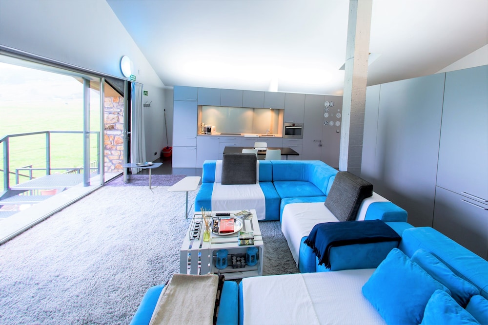 Diseño Loft, Terraza, Vista a la Montaña