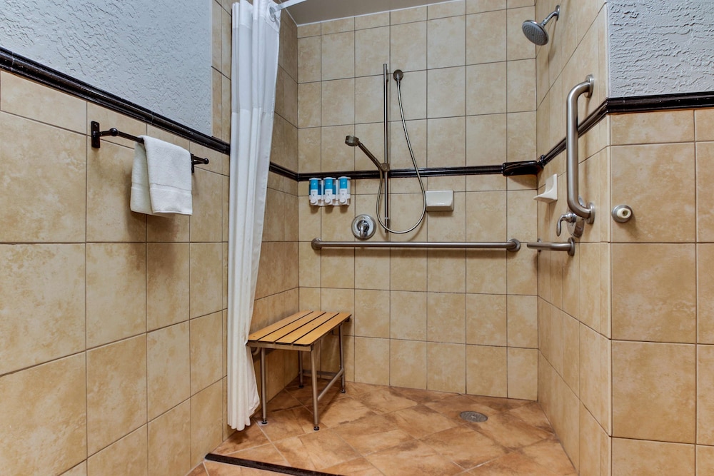 Suite, 2 Queen Beds, Accessible, Refrigerator & Microwave (Sofabed, 2 Rooms, Roll in Shower)