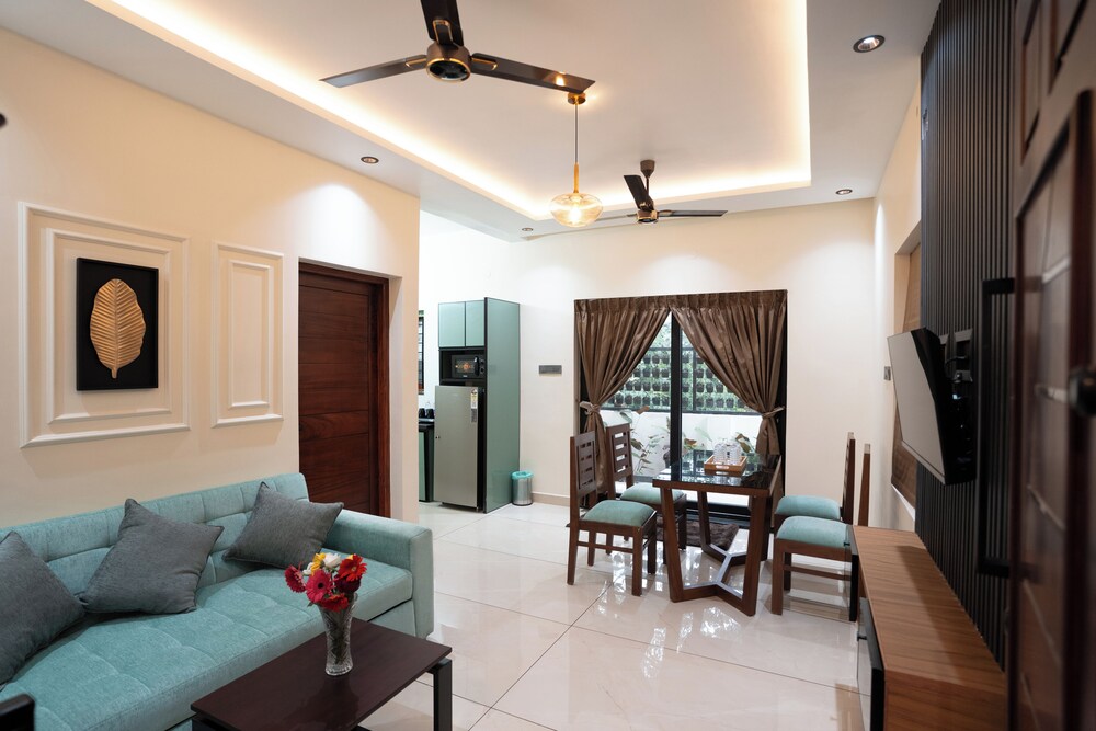 Deluxe Apartment, 1 Bedroom, Kitchen, Garden View