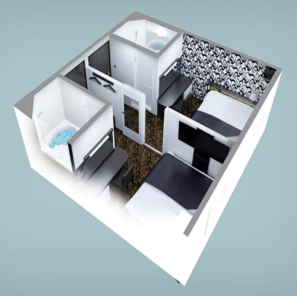 [Semi-double bed 1×1] Connecting Rooms 22 sqm 3-4 people [Non-smoking]
