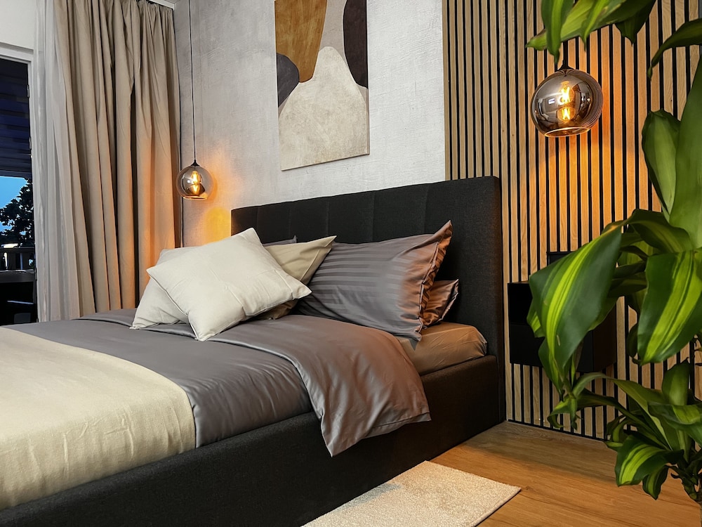 Chambre Double Exclusive, bain à remous, vue partielle sur l'océan