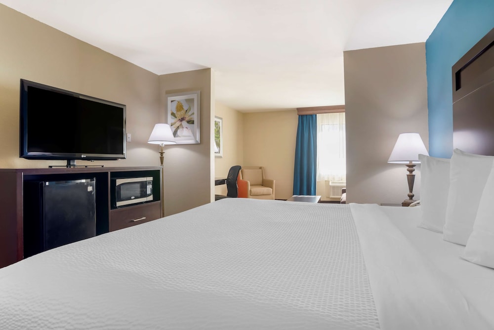 Suite, 1 King Bed, Non Smoking, Refrigerator & Microwave (Oversized Room) photo 3