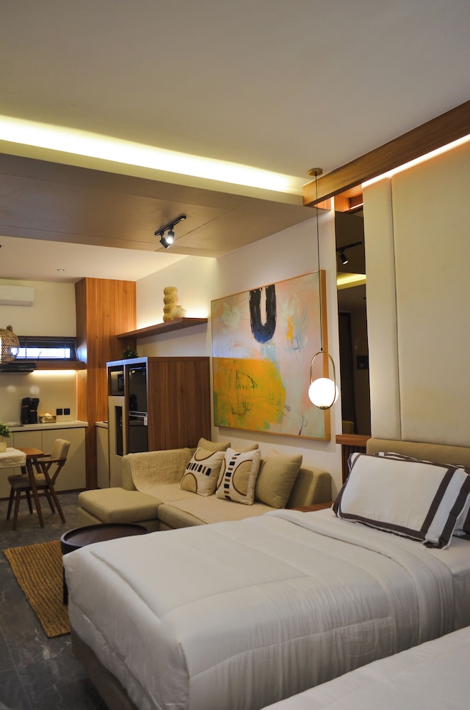Comfort Studio, 2 Twin Beds, Kitchen