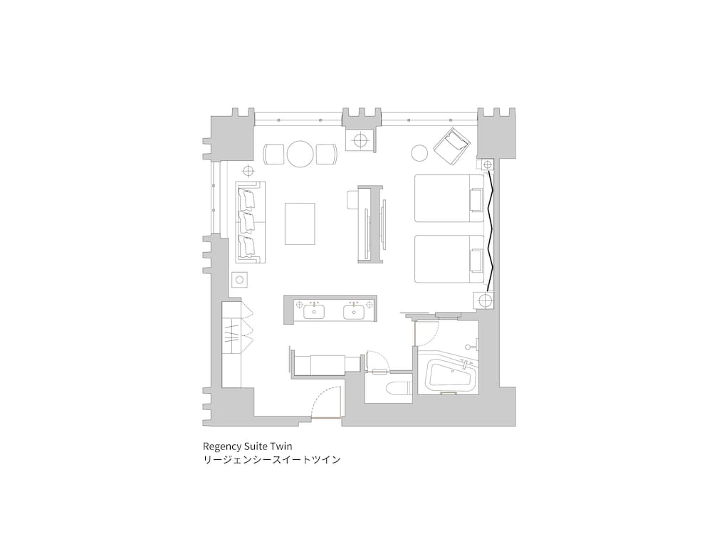 Regency Suite Room, 2 Twin Beds thumbnail 6