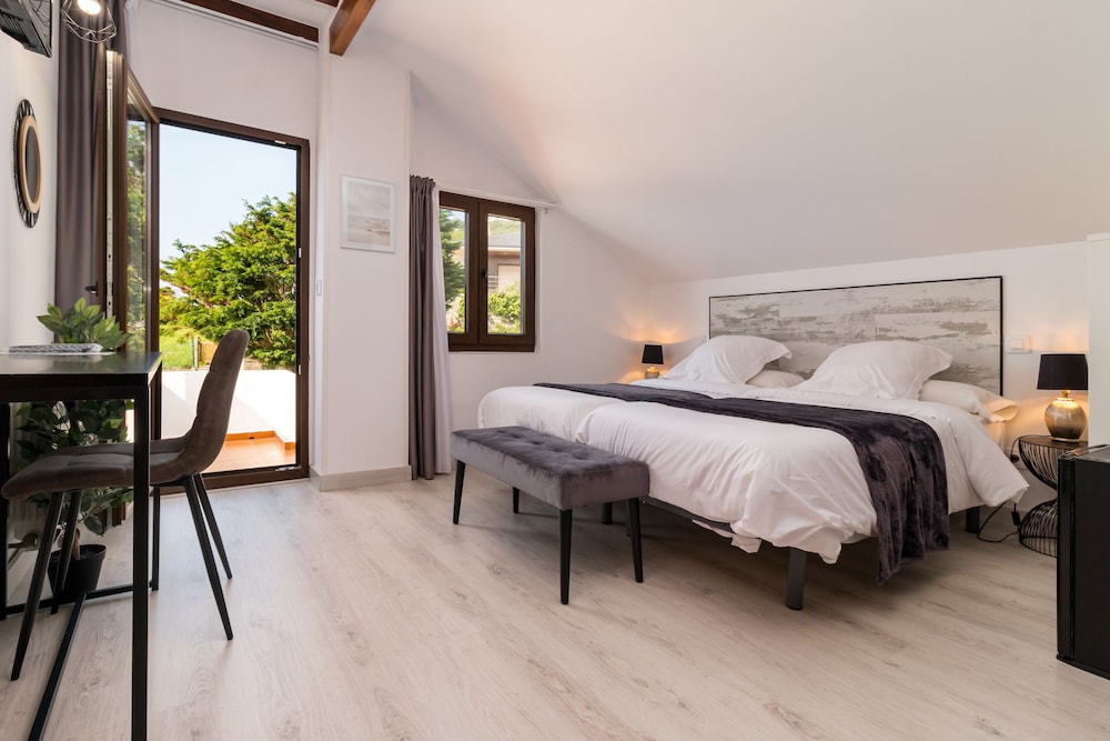 Habitación Doble, con Baño Privado, con Vista al Mar (Terraza)