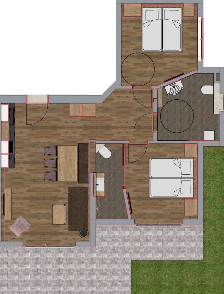 Deluxe Apartment, 2 Bedrooms, Accessible, 2 Bathrooms