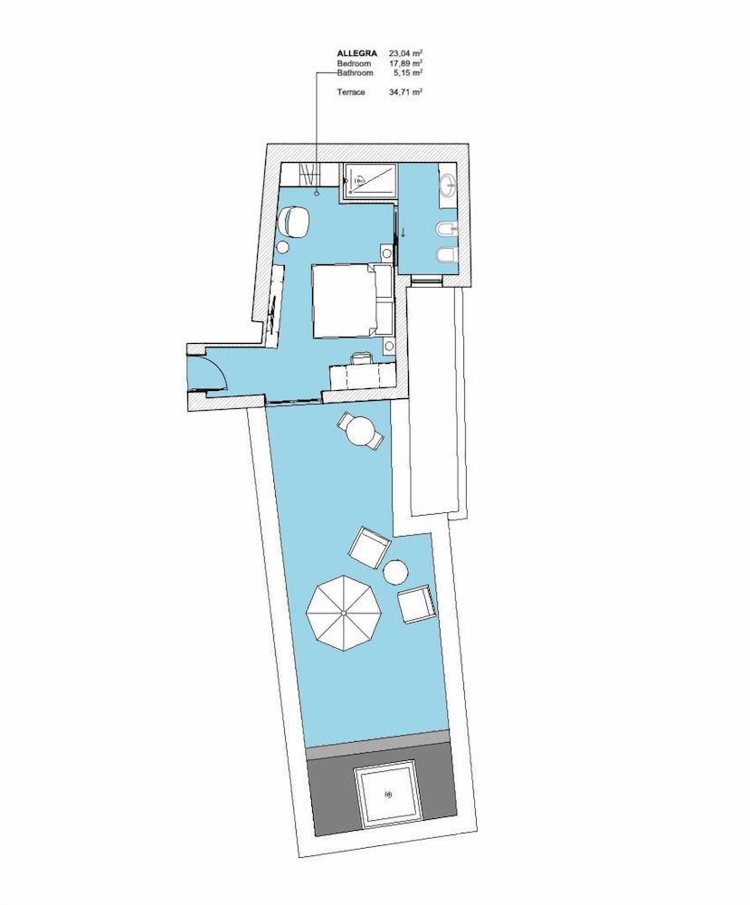 Double Room, 1 King Bed, Sea View, Tower photo 2