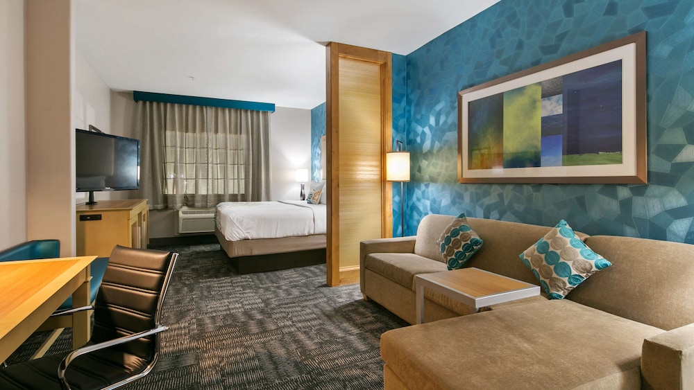 Suite, 1 King Bed, Non Smoking, Refrigerator & Microwave (with Sofabed) - Photo 2