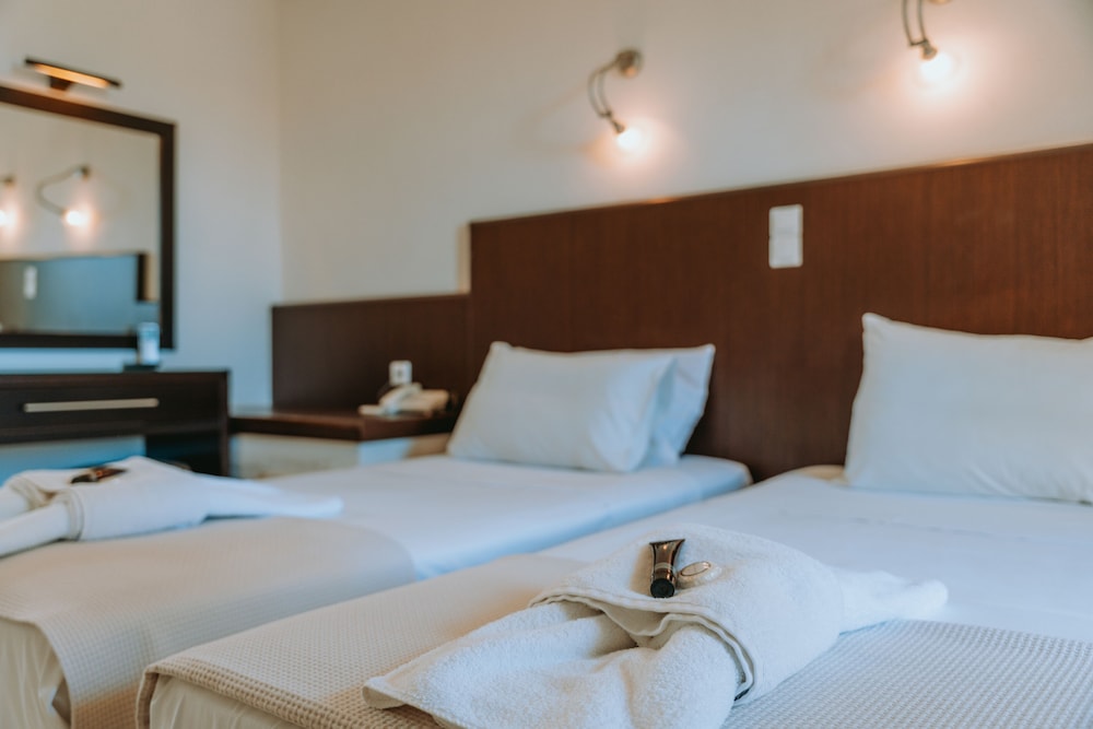 Chambre avec lits jumeaux, vue mer