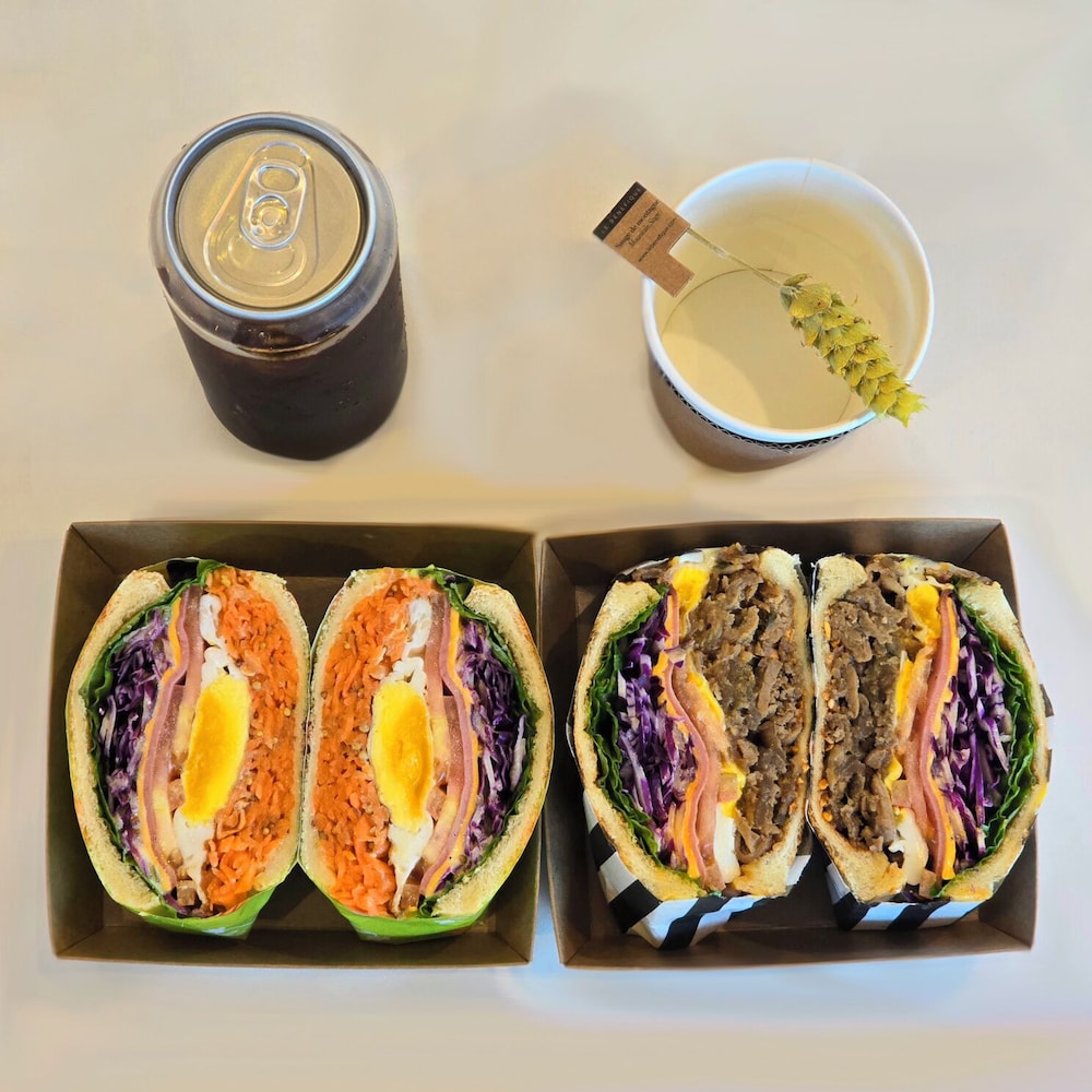 [Morning PKG] Platinum Deluxe King (a sandwich for four, Iced Americano, Pickup at 9AM)