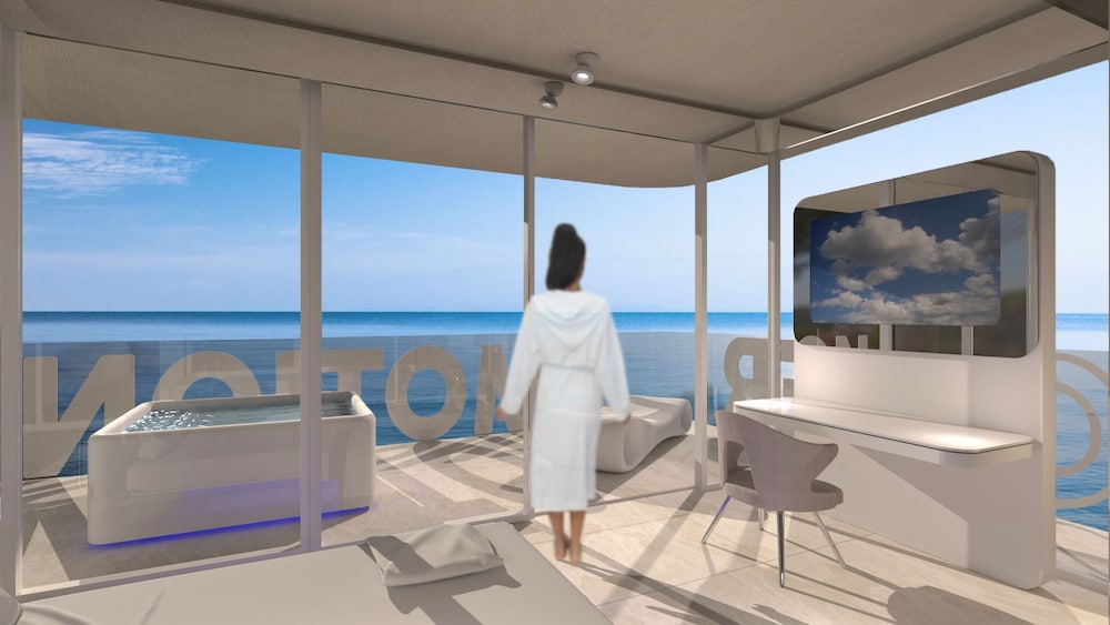 Double Room, Hot Tub, Sea View