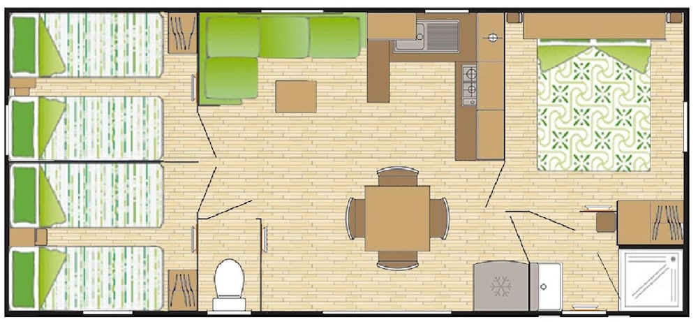 Mobile Home, 3 Bedrooms photo 2