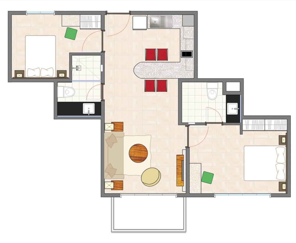 Apartment, 2 Bedrooms - Photo 13