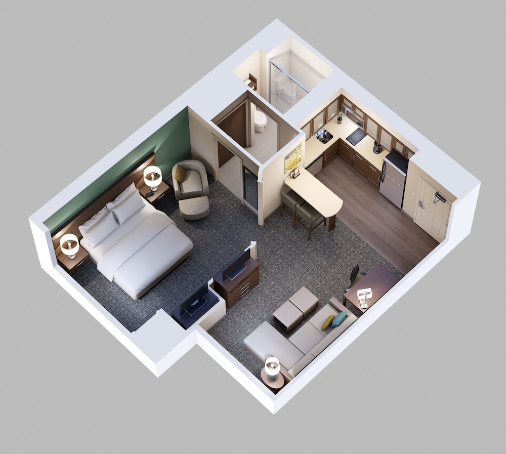 Studio Suite, 1 Queen Bed, Accessible, Kitchen (Communications) photo 3