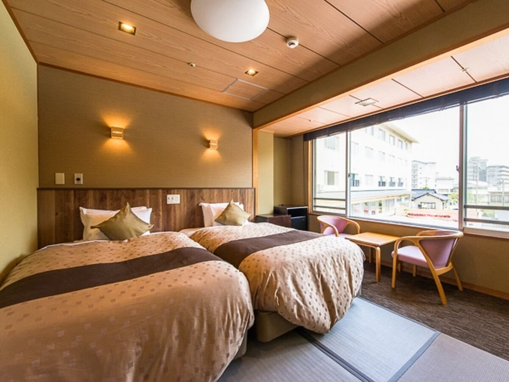 Traditional Room, Non Smoking (Half Open-Air Bath, 4 People Capacity)