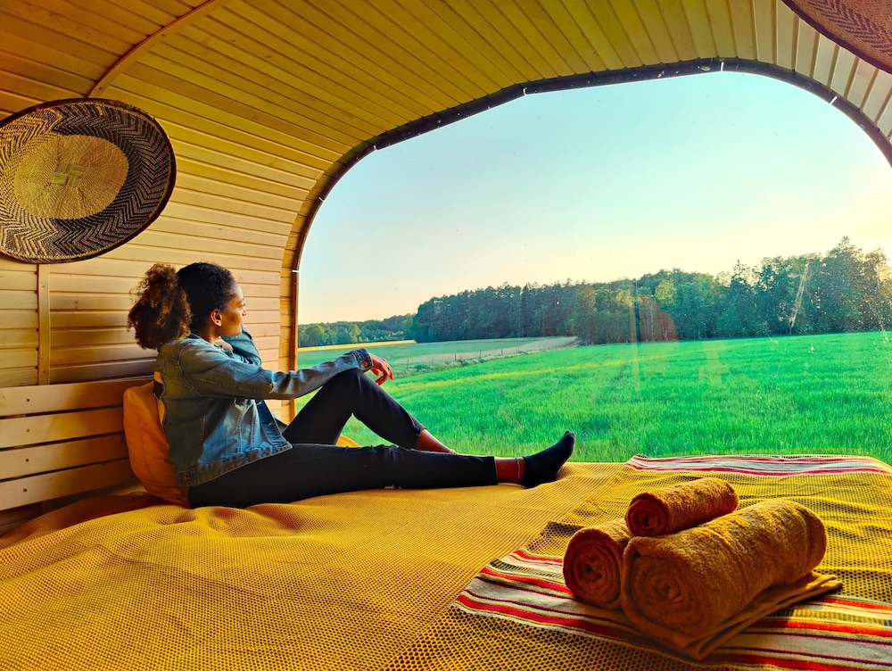 Panoramic Mobile Home, Kitchenette, Garden View (Nature Cabin) photo 2