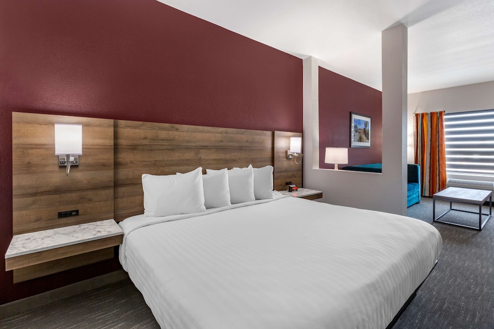 Suite, 1 King Bed, Non Smoking, Refrigerator & Microwave (with Sofabed) photo 2