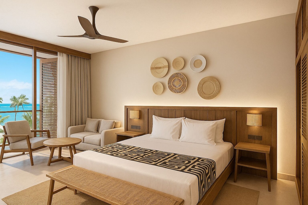 Deluxe Room, Partial Ocean View (1 King Bed or 2 Twin beds)