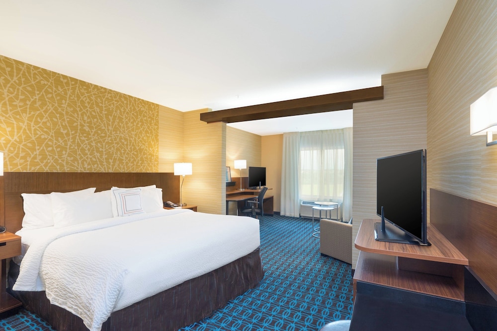 Suite, 1 King Bed with Sofa bed (Mobility/Hearing Access, Roll-in Shwr)