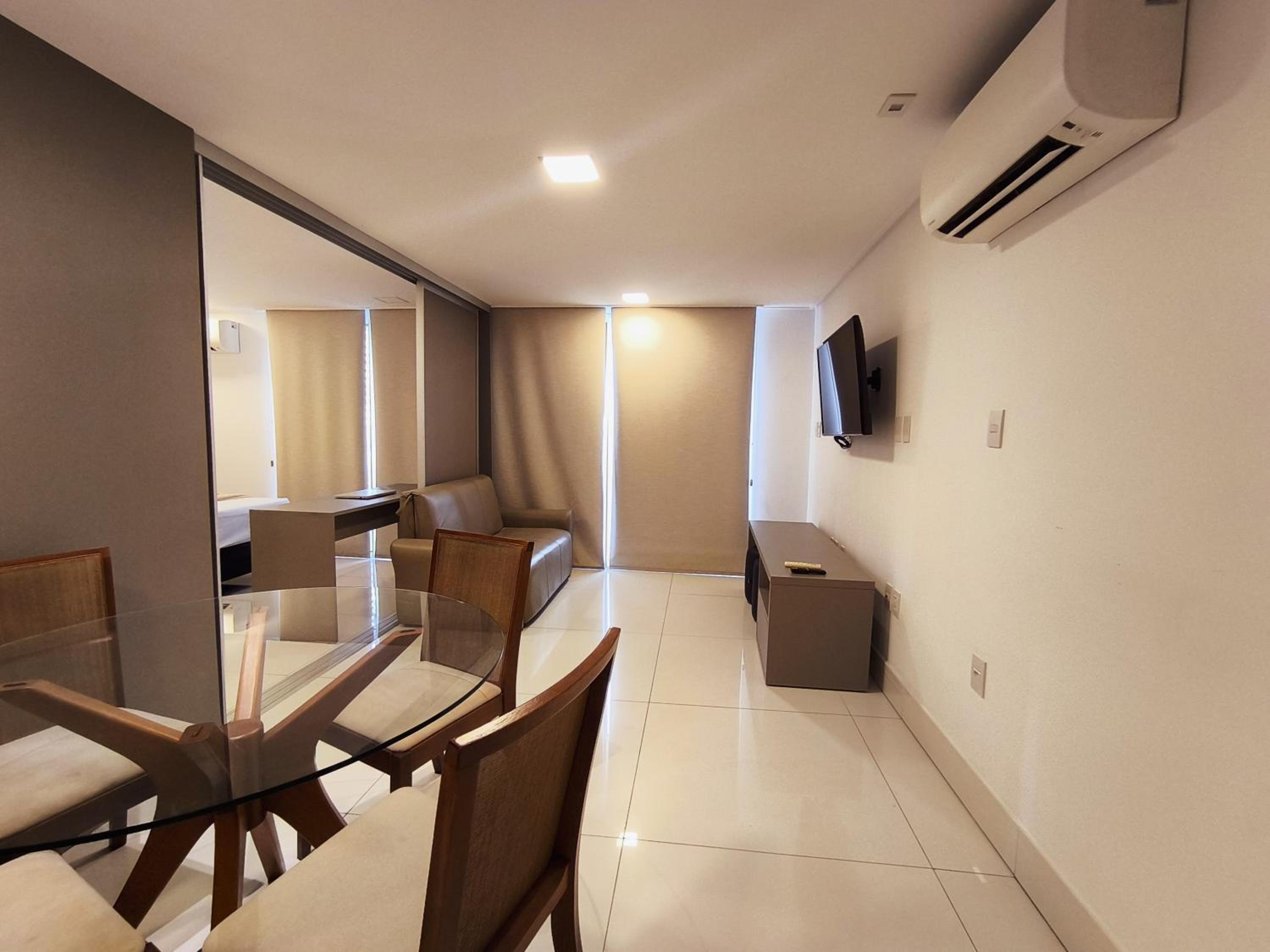 One-Bedroom Loft Apartment with Balcony