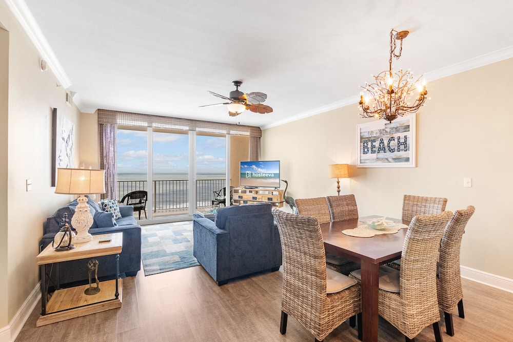Family Condo, 3 Bedrooms, Jetted Tub, Beach View