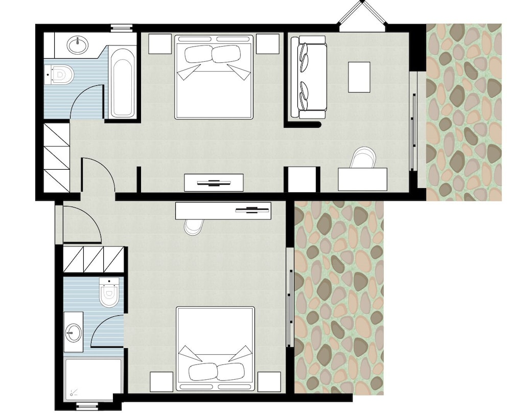 Family Bungalow, Garden View (Palace Suite)