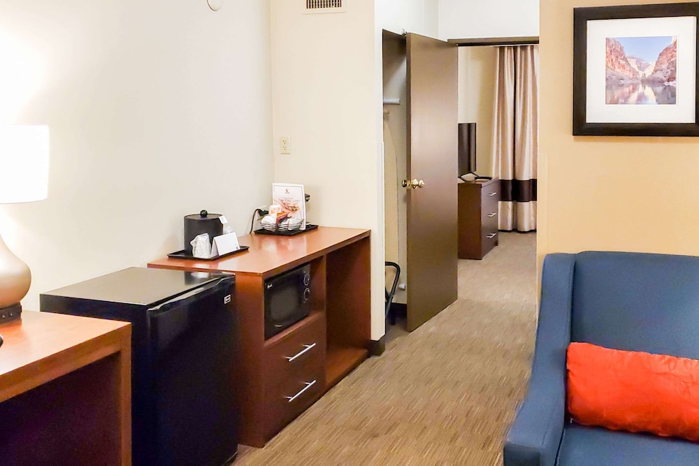 Suite, 1 Queen Bed, Living Room, Sofa, Roll-In Shower, Accessible, Non Smoking photo 3
