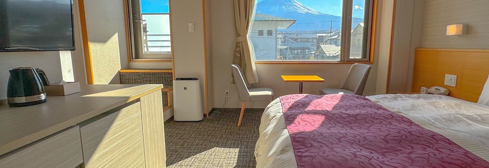 Special room Deluxe double room 1 queen bed Mt. Fuji side with terrace, 2nd Floor (24.02 sqm)