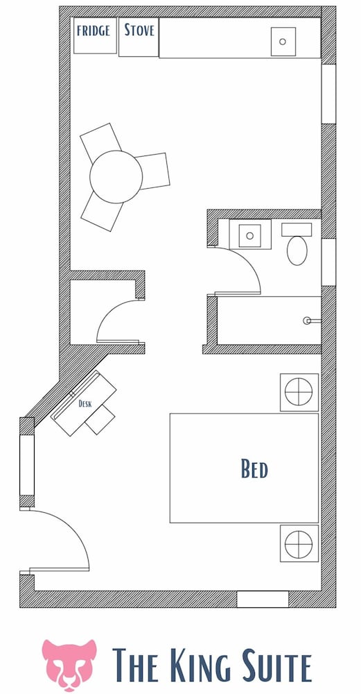 Studio, 1 King Bed with Sofa bed, Kitchenette