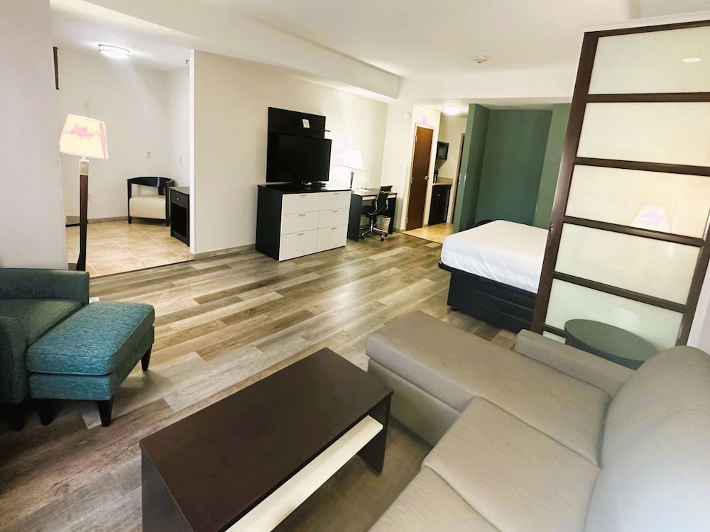 Suite, 1 King Bed, Non Smoking, Refrigerator & Microwave (Living Room;with Sofabed) - Photo 2