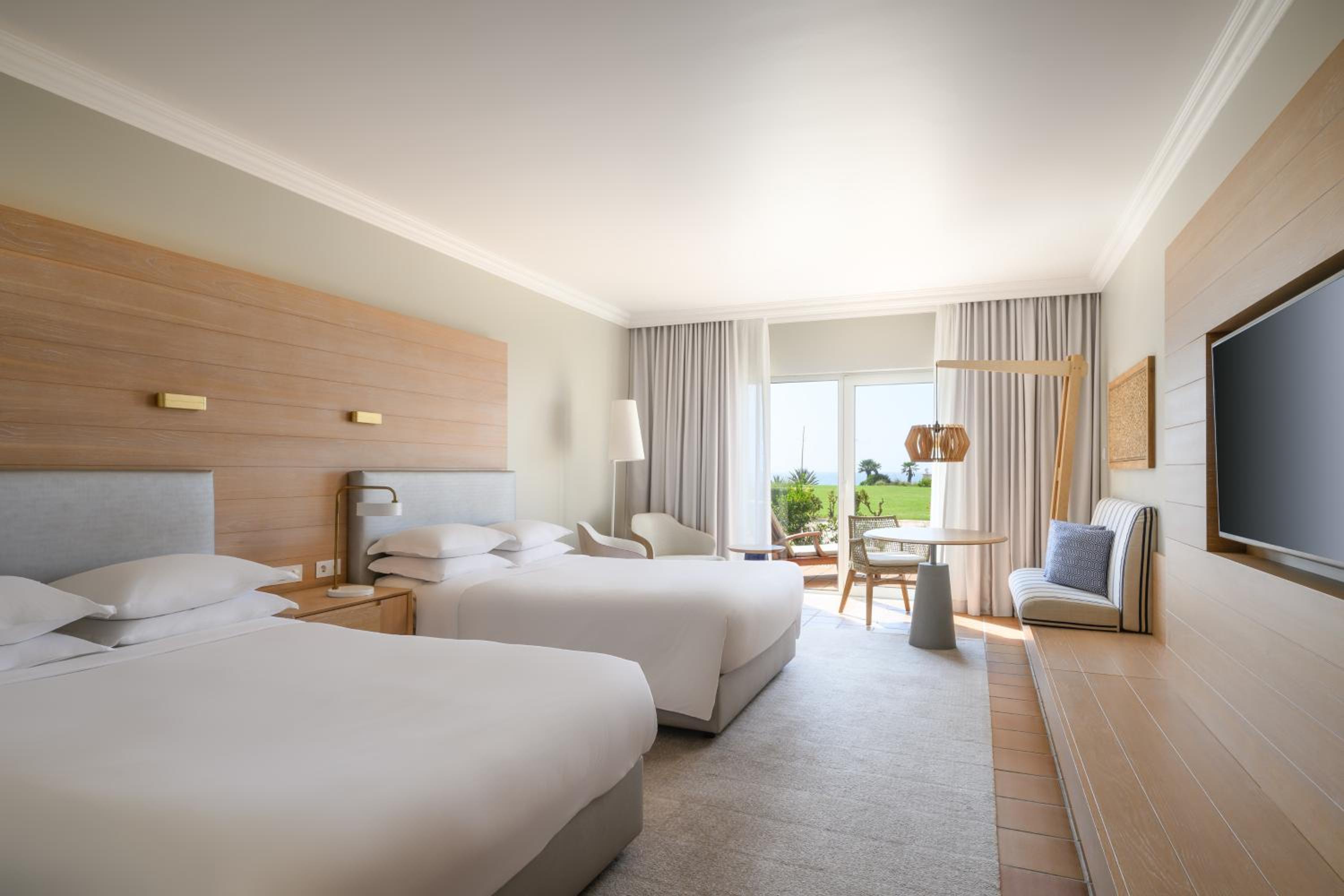 Double Room with 2 Double Beds and Oceanfront View