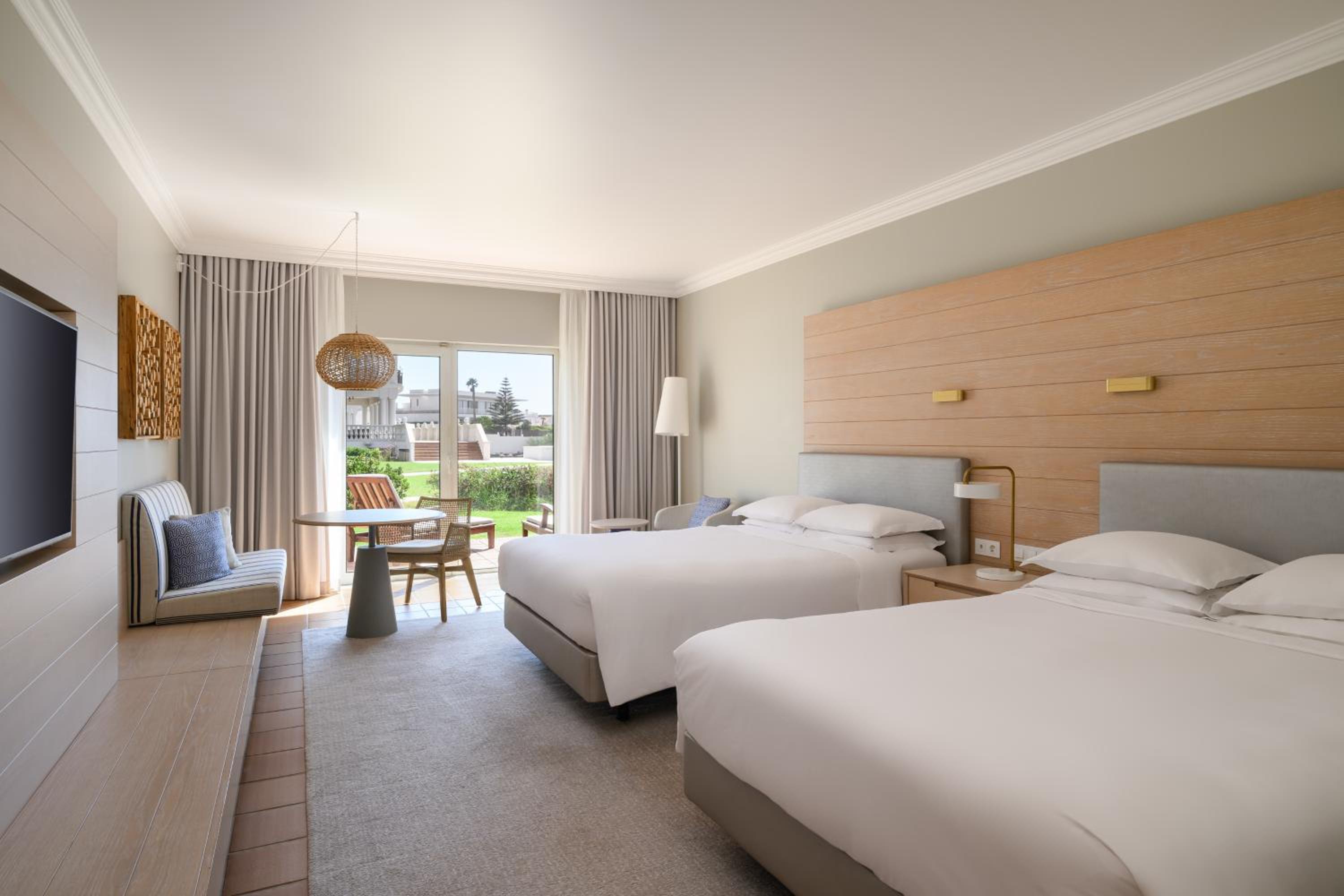 Double Room with 2 Double Beds and Oceanside View