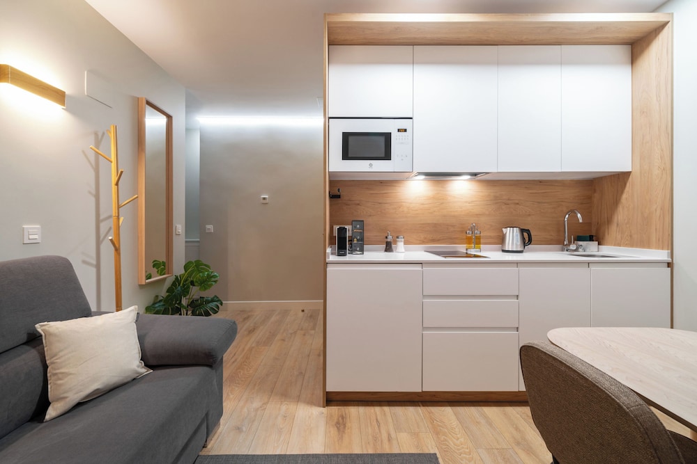 Apartamento de una habitación con sofá cama