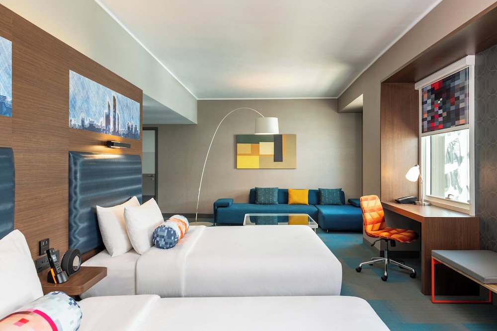 aloft, Junior Suite, 2 Queen Beds