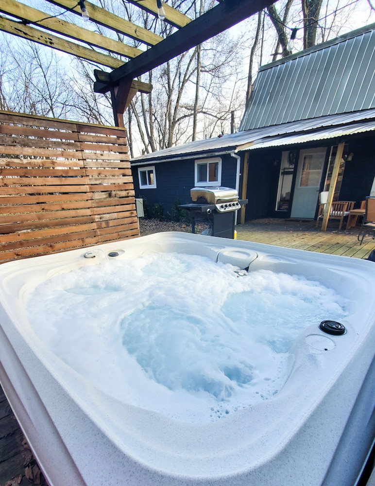 Lake View Hot Tub Modern A-frame, Billede 35