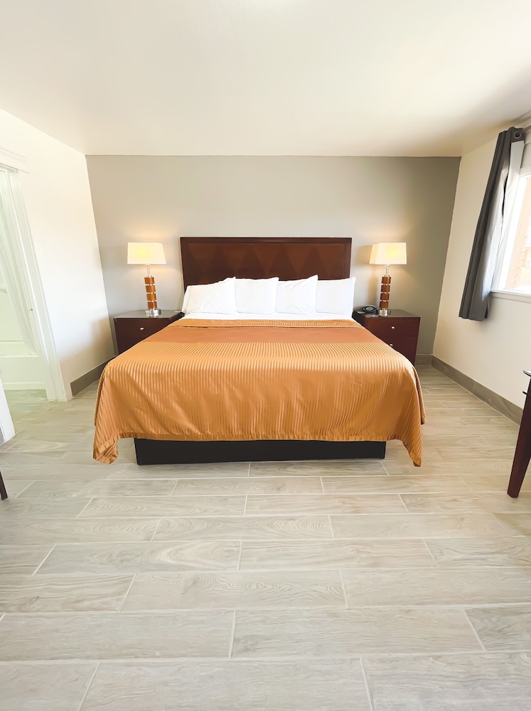 Economy Room, 1 King Bed, Refrigerator & Microwave photo 1