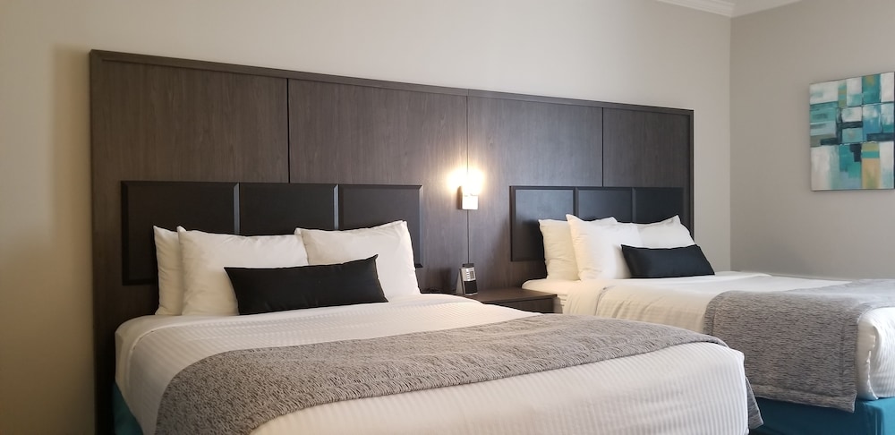 Standard Room, 2 Queen Beds, Non Smoking, Refrigerator (Shower only)