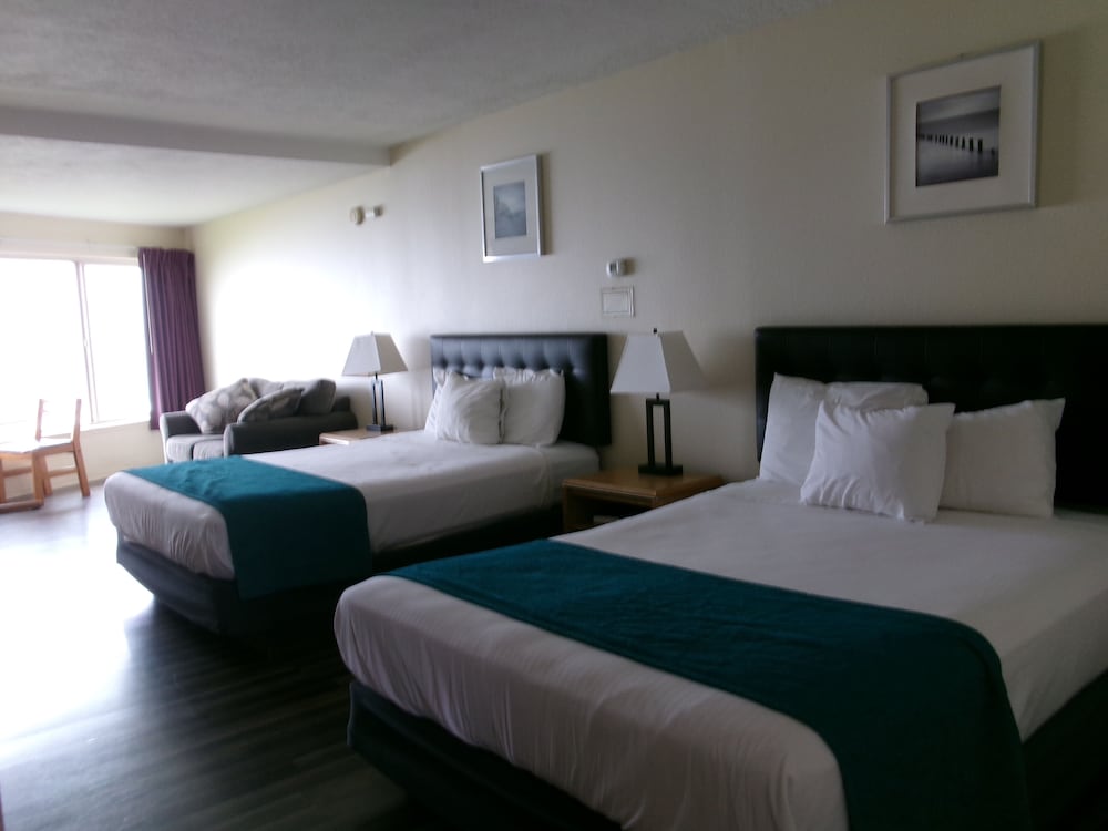 Ocean View Studio, 2 Queen Beds W/Gas Fireplace (Pets) photo 1