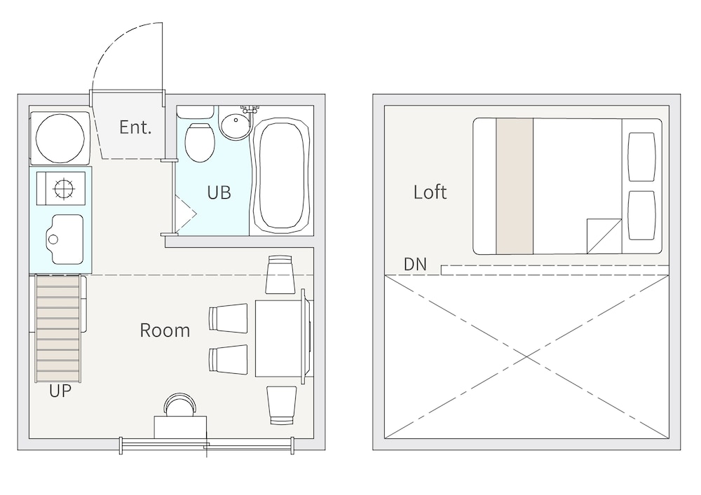 [Max 3] 1K + Loft (15m2)/1 bunk bed + mattress/Right to Ikebukuro/Nagasaki 203 photo 1