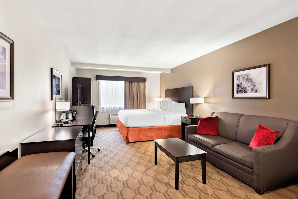 Suite, 1 King Bed, Non Smoking, Refrigerator & Microwave (with Single Sofabed) photo 3