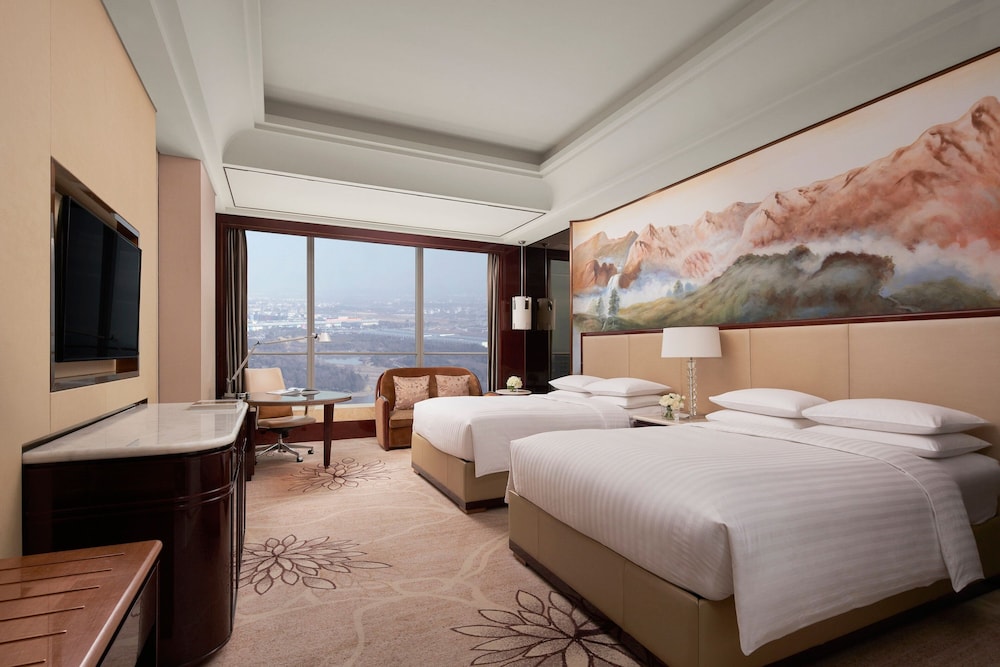 Double Room, 2 Double Beds, Smoking (View)