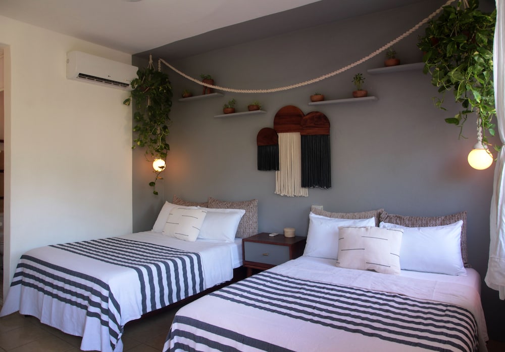 Basic Twin Room, 2 Double Beds photo 2