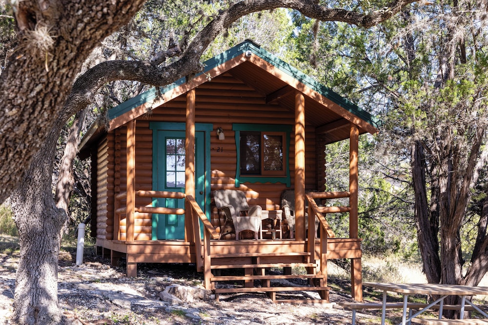 Basic Cabin, Multiple Beds, Shared Bathhouse, Mountain View