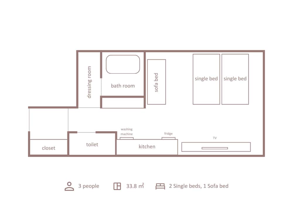 Comfort Room, 2 Bedrooms, Non Smoking photo 3