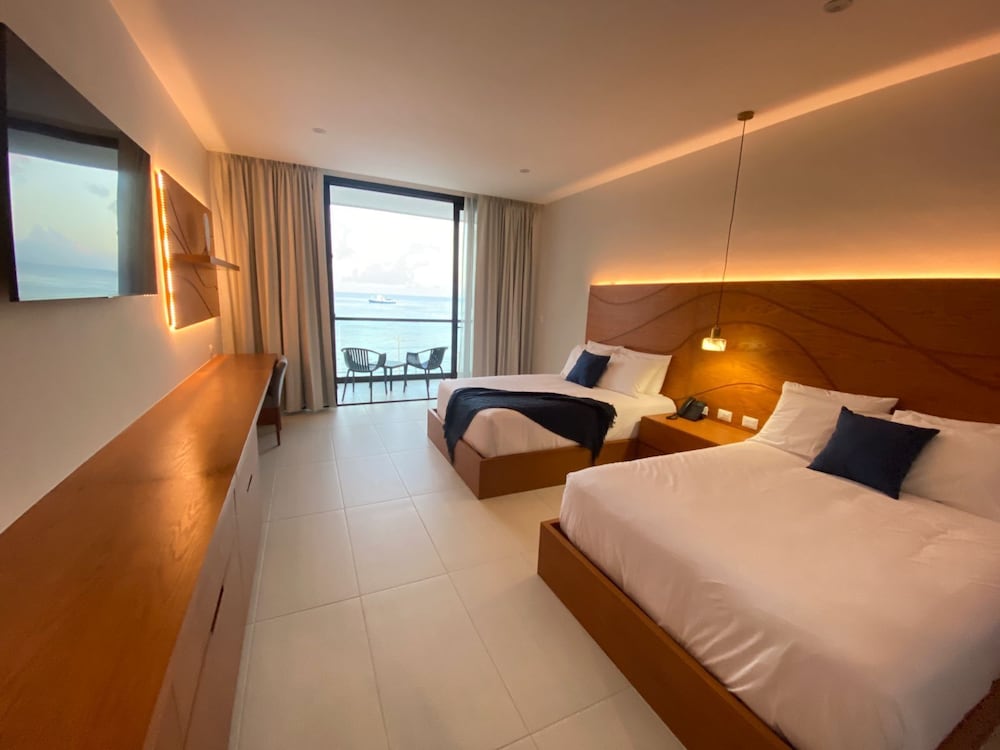 Superior Room, 2 Double Beds, Non Smoking, Ocean View