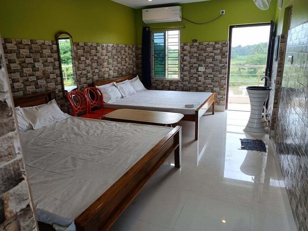 Family Quadruple Room, Multiple Beds, Garden View